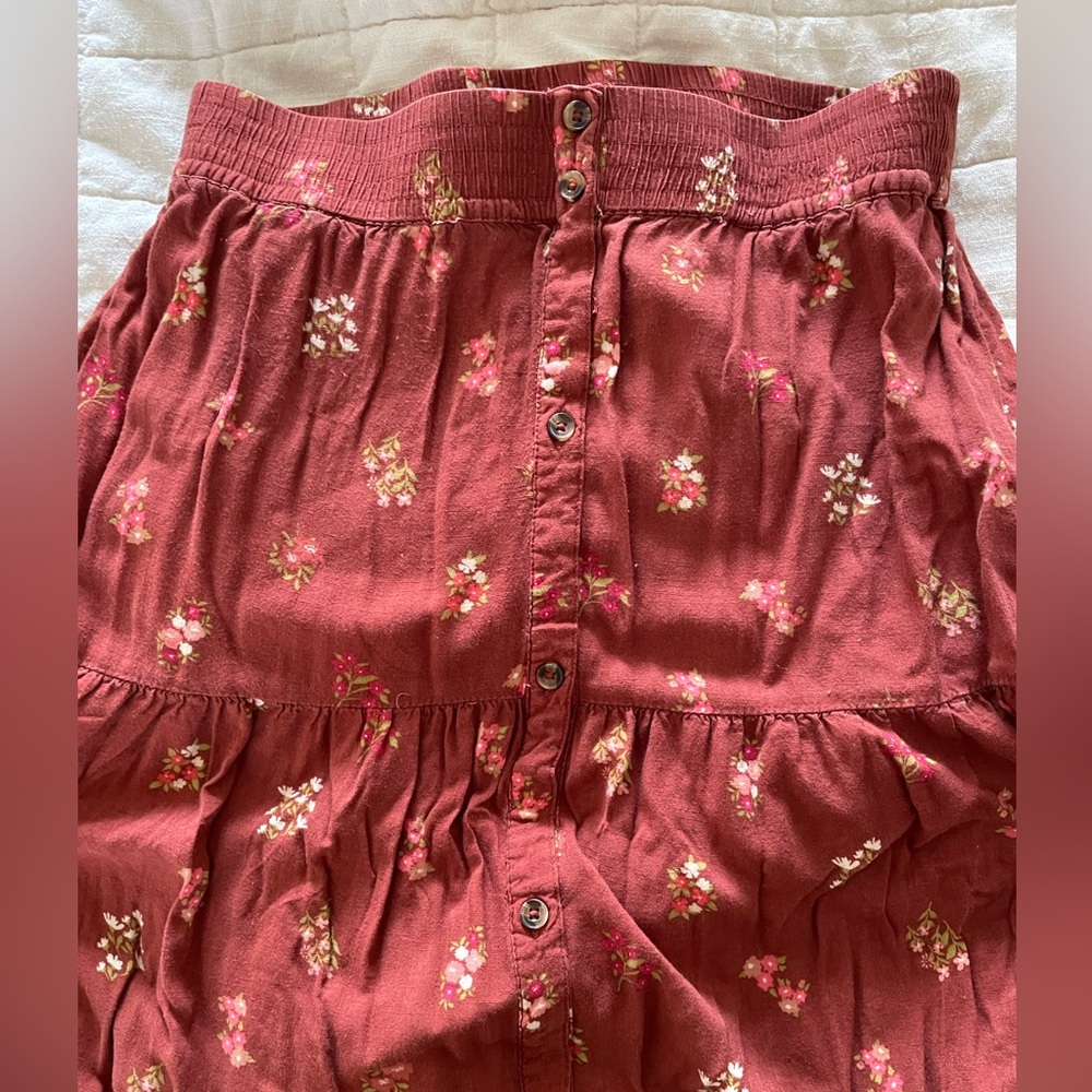 Sonoma Floral Tiered Skirt